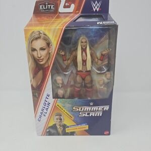 Charlotte Flair - WWE Elite SummerSlam 2025 Mattel Figure William Regal BAF New